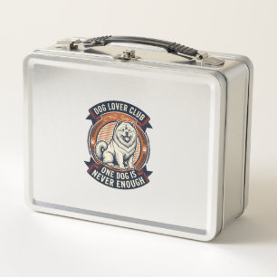 Chow Chow Dog Shirt One Dog Is Never Enough Retro Metal Lunch Box