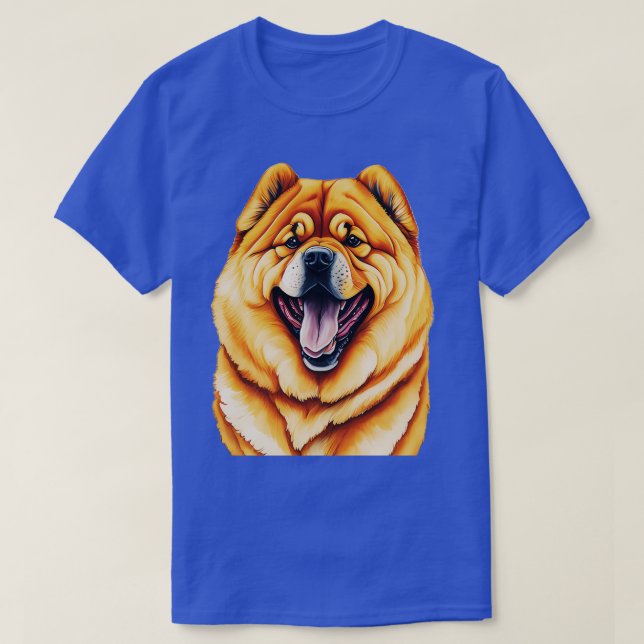 Chow Chow Dog T-Shirt (Design Front)