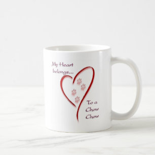 Chow Chow Heart Belongs Coffee Mug