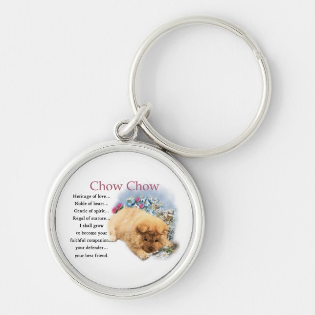 Chow Chow Heritage of Love Keychain (Front)