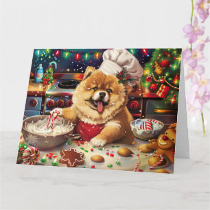 Chow Chow Holiday Baking: Festive Christmas Card