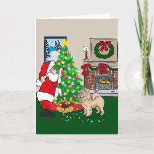 chow chow holiday card
