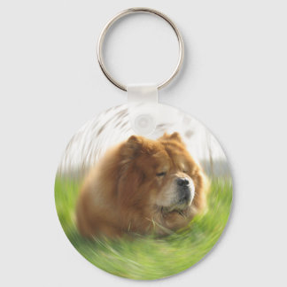 Chow-Chow Hund Keychain