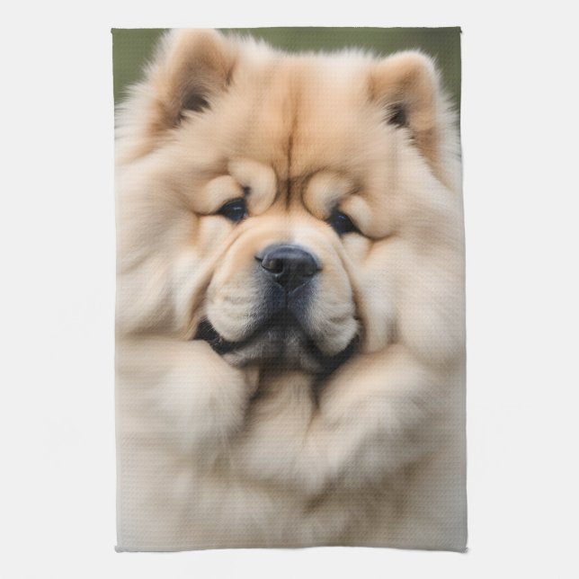 Chow Chow Kitchen Towel (Vertical)