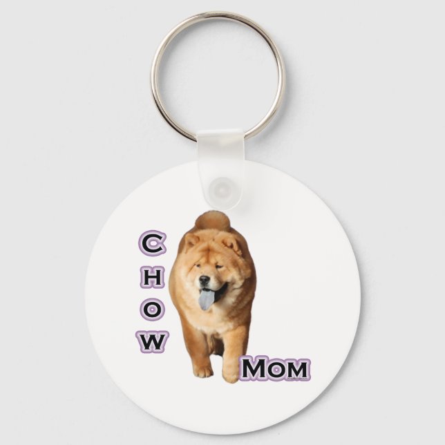 Chow Chow Mom 4 - Keychain (Front)