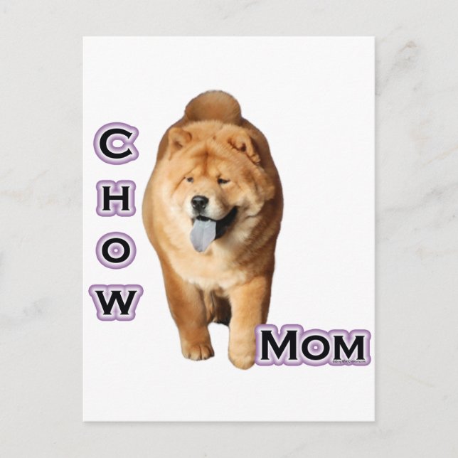Chow Chow Mom 4 Postcard (Front)