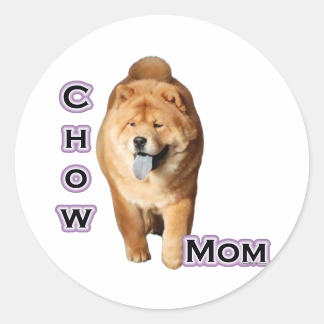 Chow Chow Mom 4 - Sticker (Front)