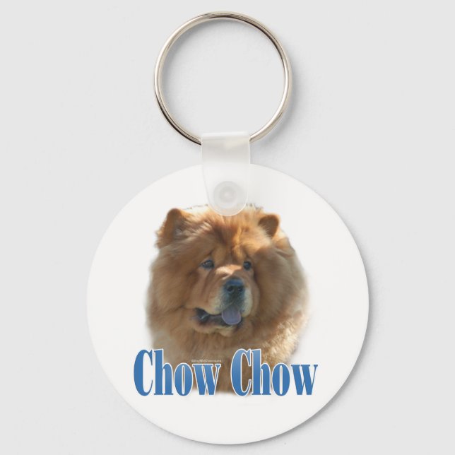 Chow Chow Name Keychain (Front)