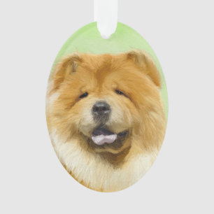 Chow Chow Painting - Cute Original Dog Art Ornament