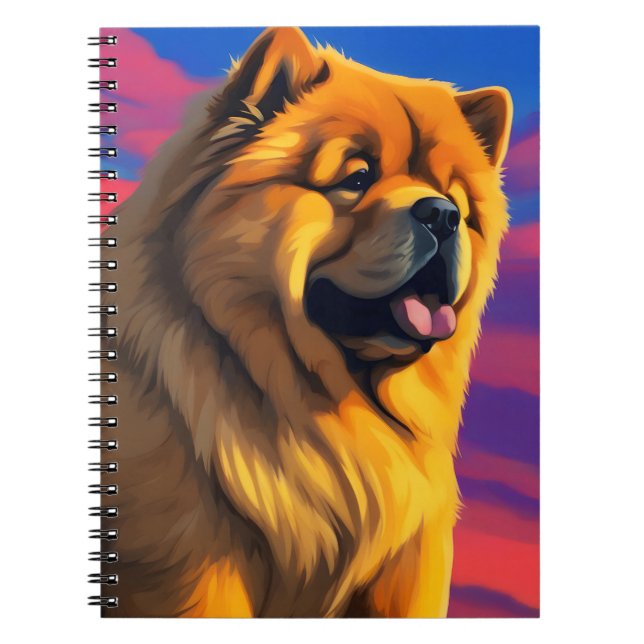 Chow Chow Painting Notebook (Front)