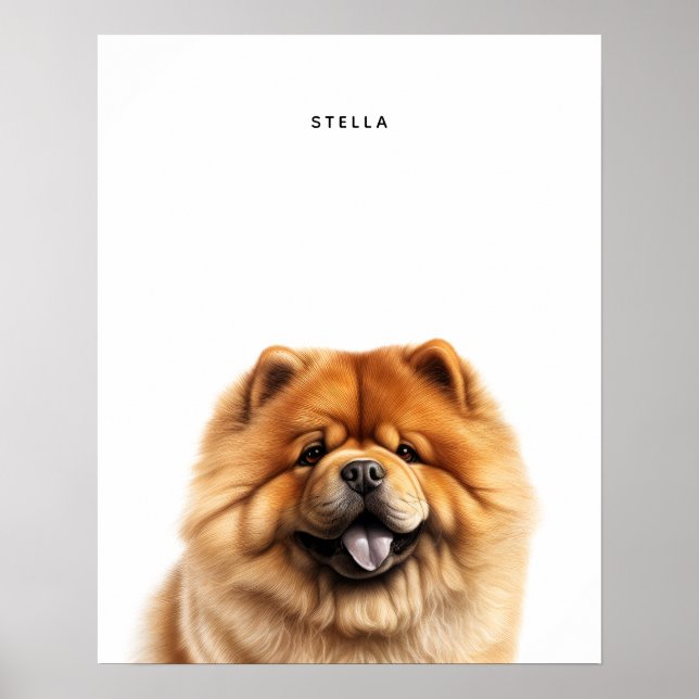 Chow Chow Personalized Print (Front)