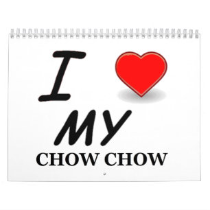 chow chow Printed Calendar