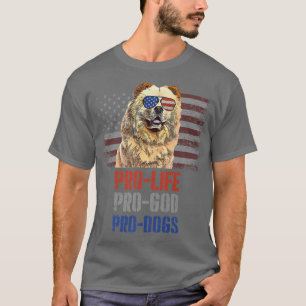Chow Chow Pro Life Pro God Pro Dogs Premium T-Shirt