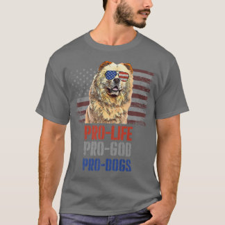 Chow Chow Pro Life Pro God Pro Dogs Premium T-Shirt
