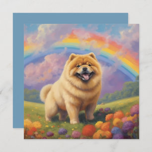 Chow Chow Rainbow Bridge Memorial Custom Dog Name