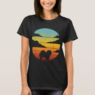 Chow Chow Retro Vintage 60s 70s Sunset Dog Lovers  T-Shirt