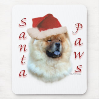 Chow Chow Santa Paws Mouse Pad
