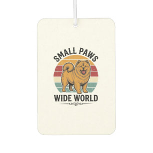 Chow Chow Shirt Small Paws Wide World Vintage Dog Air Freshener
