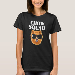 Chow Chow Squad Dog Owner Puppy  Paw Love Doggy Pu T-Shirt