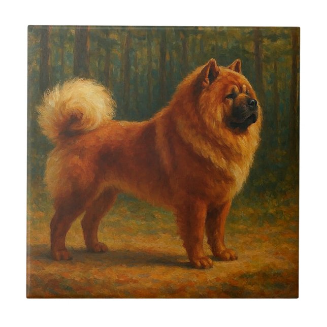 Chow Chow Tile (Front)