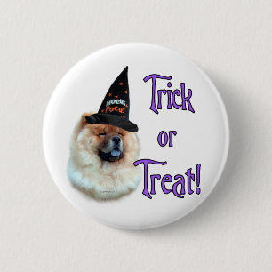 Chow Chow Trick 2 Inch Round Button