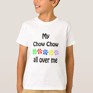 Chow Chow Walks Design T-Shirt