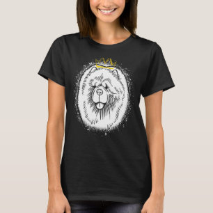 Chow Chow with Crown T-Shirt