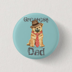 Chow Dad 1 Inch Round Button