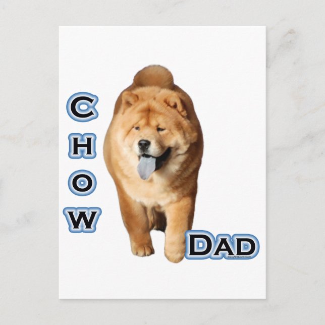 Chow Dad 4 Postcard (Front)