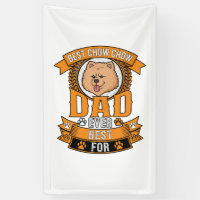 Chow Dad Dog Ever Wreath Paw Prints