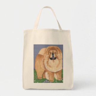 Chow grocery tote bag