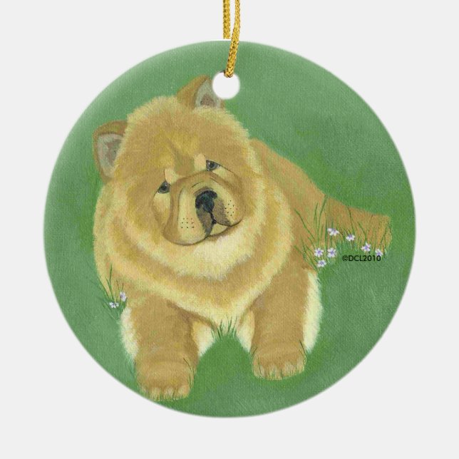 Chow Ornament ART (Front)