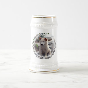 Chow Puppies Beer Stein
