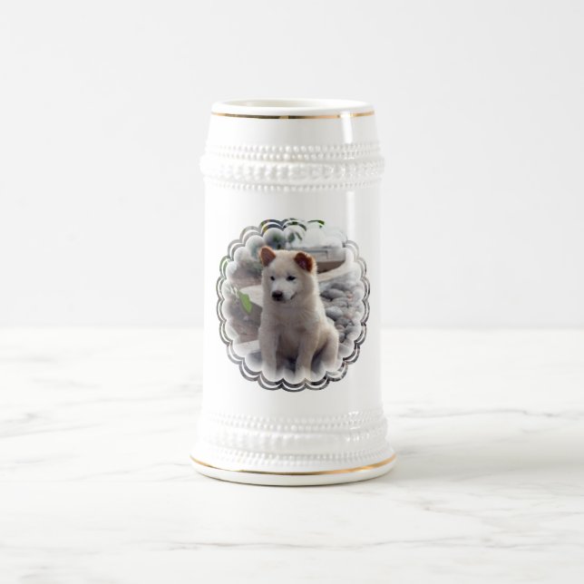 Chow Puppies Beer Stein (Center)