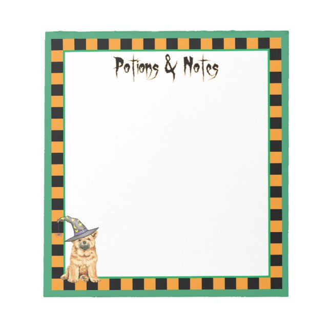 Chow Witch Notepad (Front)