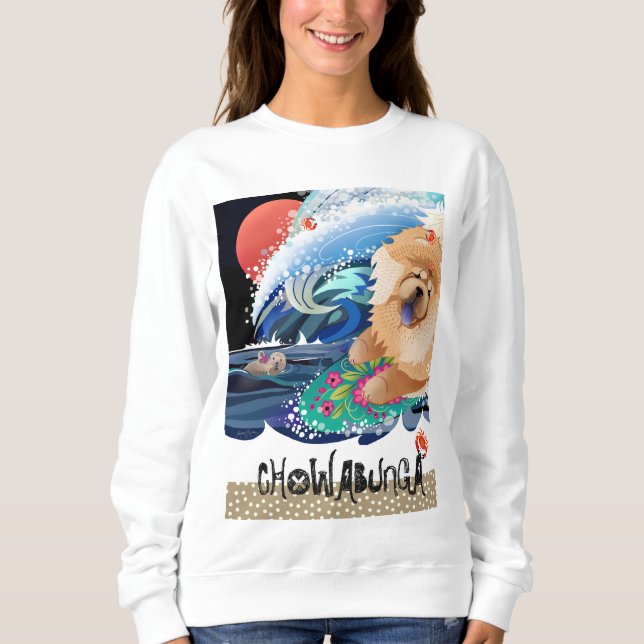 CHOWABUNGA - Chow  -white shirts (Front)
