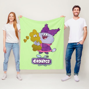 Chowder and Kimchi Fleece Blanket