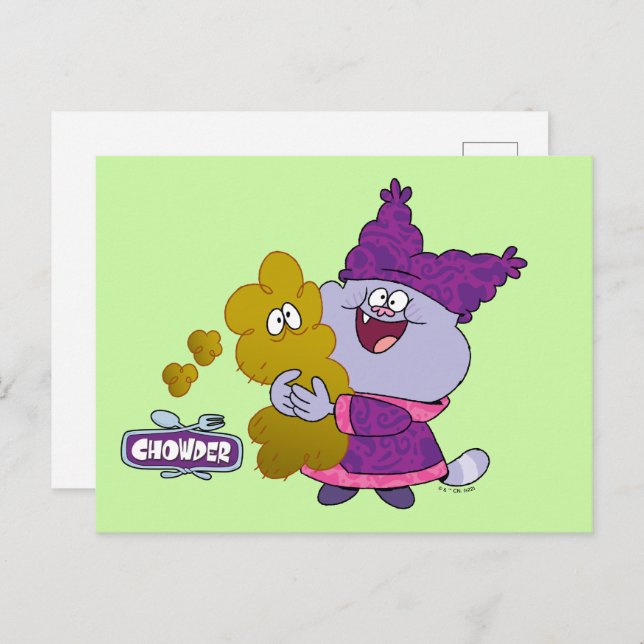 Chowder and Kimchi Postcard (Front/Back)
