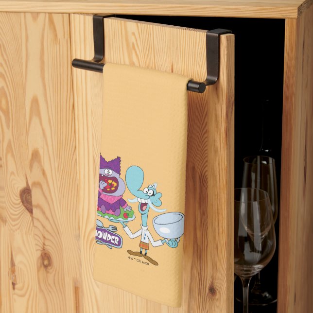 Chowder and Mung Daal Kitchen Towel (Thirds Fold)