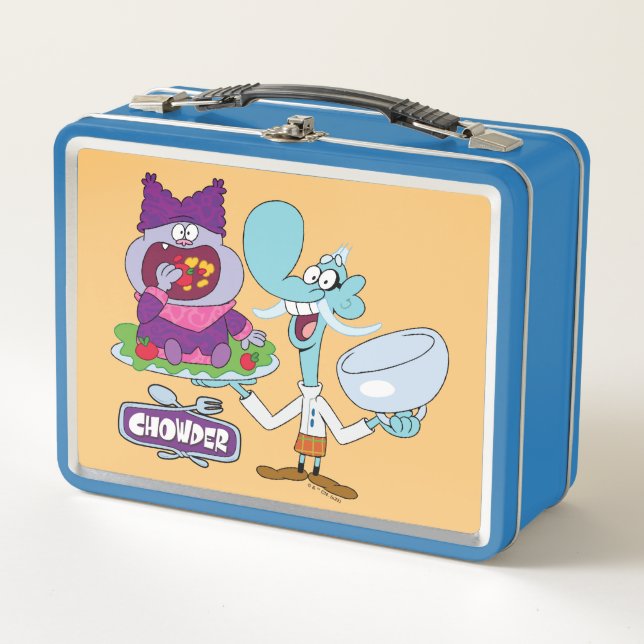 Chowder and Mung Daal Metal Lunch Box (Front)