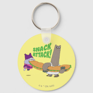 Chowder and Shnitzel Keychain