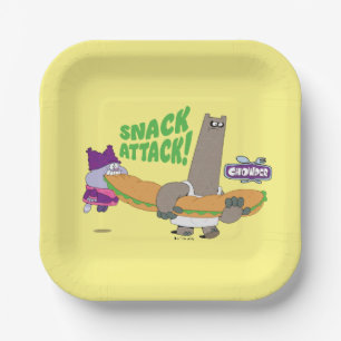 Chowder and Shnitzel Paper Plate