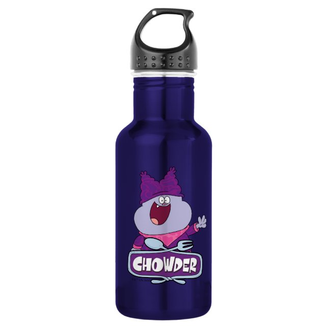 Chowder Waving 532 Ml Water Bottle (Front)
