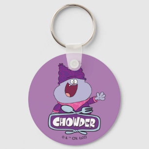 Chowder Waving Keychain