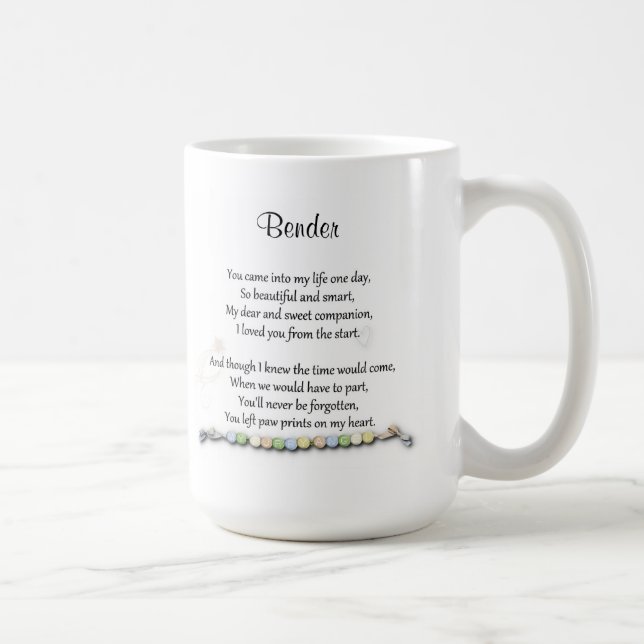 Choyez la tasse commémorative pour le chien ou le (Droite)