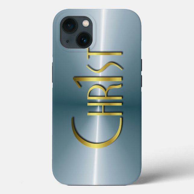 Chr1st - Dark Brushed Metal Case-Mate iPhone Case (Back)