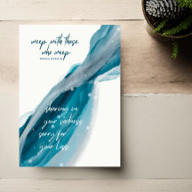 chrétien | Désolé Pour Votre Perte | Carte Sympath