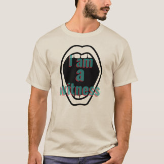 Chrétien T-shirt Je suis un témoin.