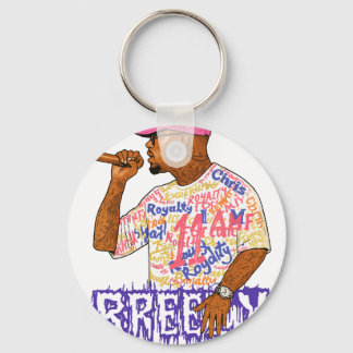 Chris Brown Breezy Bowl XX Graphic Keychain