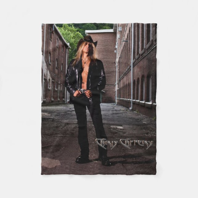 Chris Caffery Alley Full Shot Fleece Blanket (Front)